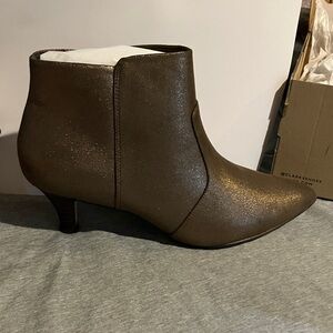 Clarks Women's Shimmering Brown Ankle Booties